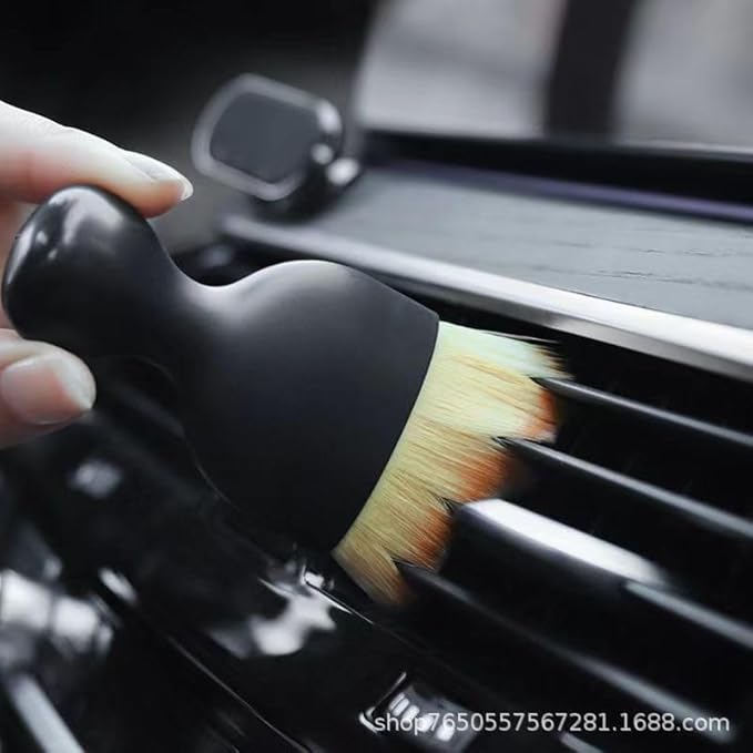 6Pcs Car Interior Cleaning Soft Brushes, Car Interior Beauty Brush,Car Interior Dusting Brush,Suitable for Cleaning Car Interior or Exterior,Air Conditioning Vents, Leather