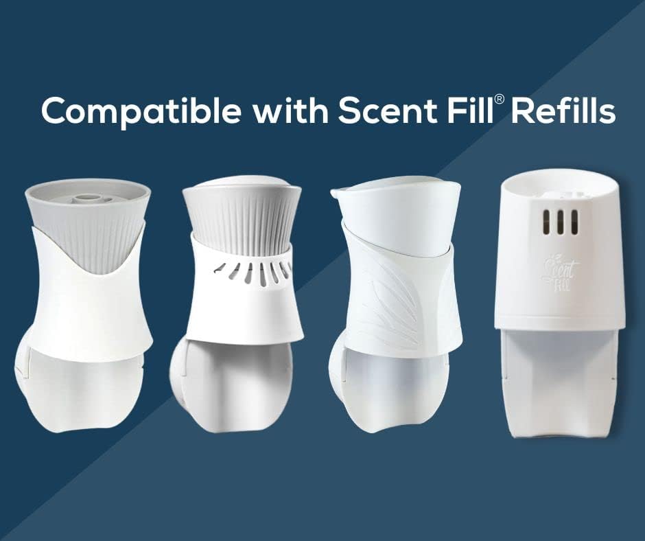 Scent Fill Jasmine Nectar Plug in Air Freshener, 4 Scented Oil Refills