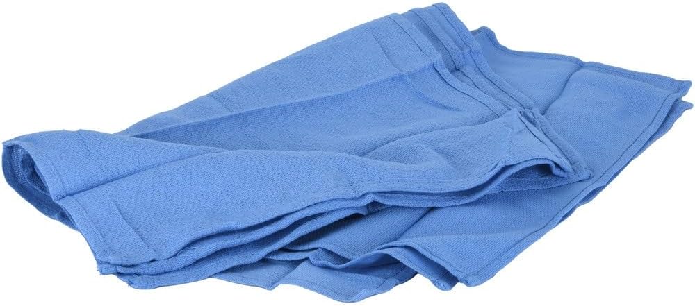 PRO SOURCE 5 Lb Box Virgin Surgical Lint-Free Blue Cotton Huck Towels: 16" x 25"