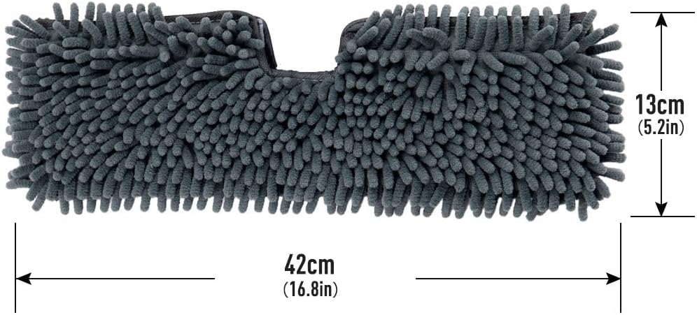 Masthome 3 Pack Microfiber Flip Mop Refills, Dua-Action Microfiber Mop Replacement Pads, Compatible with ASIN B076HPLH1T, Dry & Wet Use, Machine Washable, Double Sided Mop Pads for Floor Cleaning