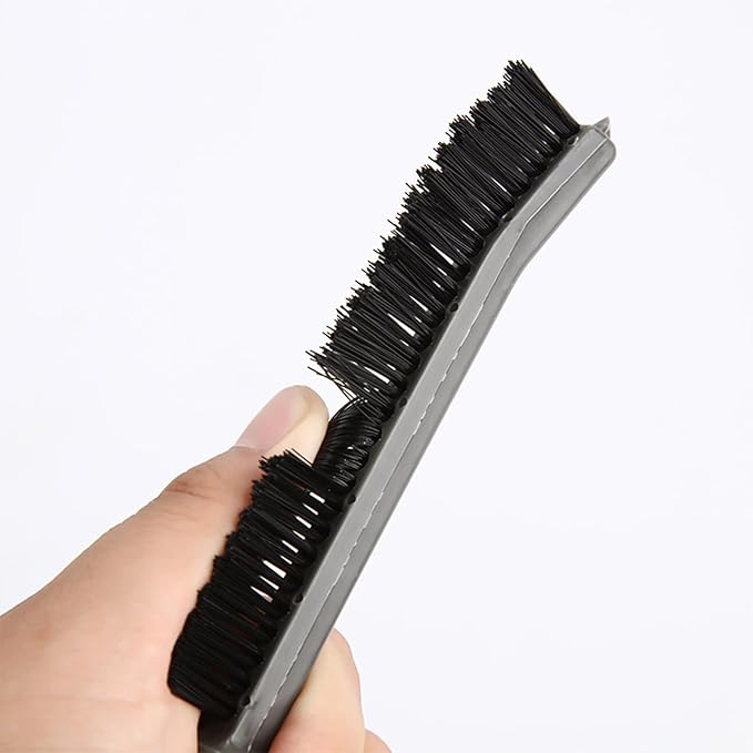 Kitchen Stove Gap Cleaning Nylon Scrub Brush, Hard-Bristled Crevice Cleaning Brushes Set for Range Hood Grease Grime, Clean Tiles Corners, Bathroom, Shower, Door Window Track (5 Pcs)