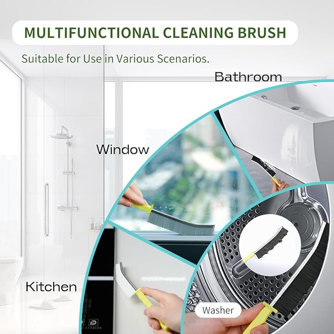 2 Pack Dryer Vent Cleaning Brush Kit: 16.5" Heavy-Duty Lint Removal Tool, Refrigerator Coil & Crevice Cleaner Brush for Stubborn Lint Trap Dust and Pet Hair
