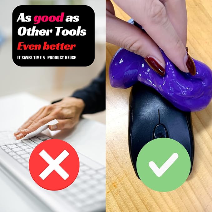 MAGIC SPRUCE Car Detailing Kit Gel for Car Interior Dashboard Cleaner Products, Non-Water Dust Remover Scented Freshner, Upholstery Cleaning Putty, Laptop Computer Cleaning Accessories Car Slime