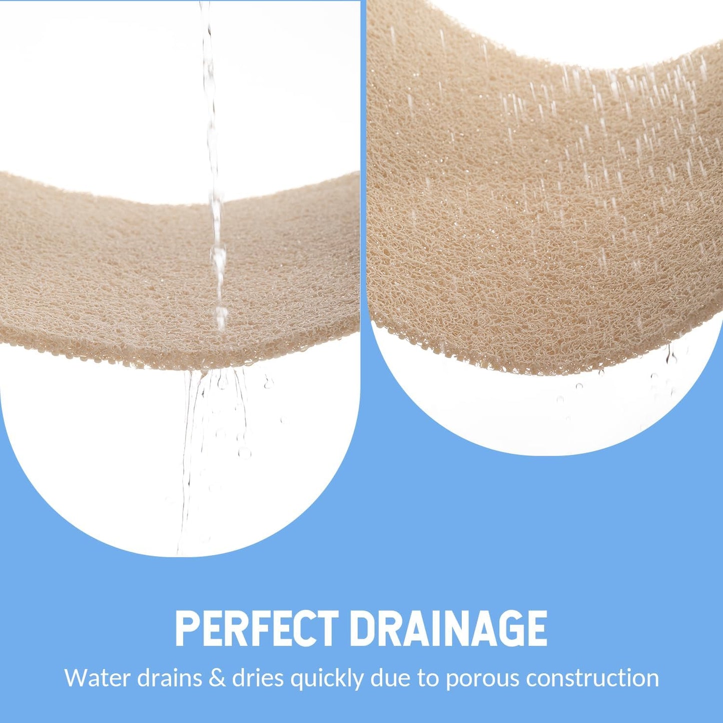 Non-Slip Bathtub Mat, Anti Slip Shower Mat, Fast Drying Bathtub Mats, Foot Scrubber Mat, Anti Slip Mat for Tub, Floor, Bathroom, Kitchen, Home, Hotel (Beige 71"×24")