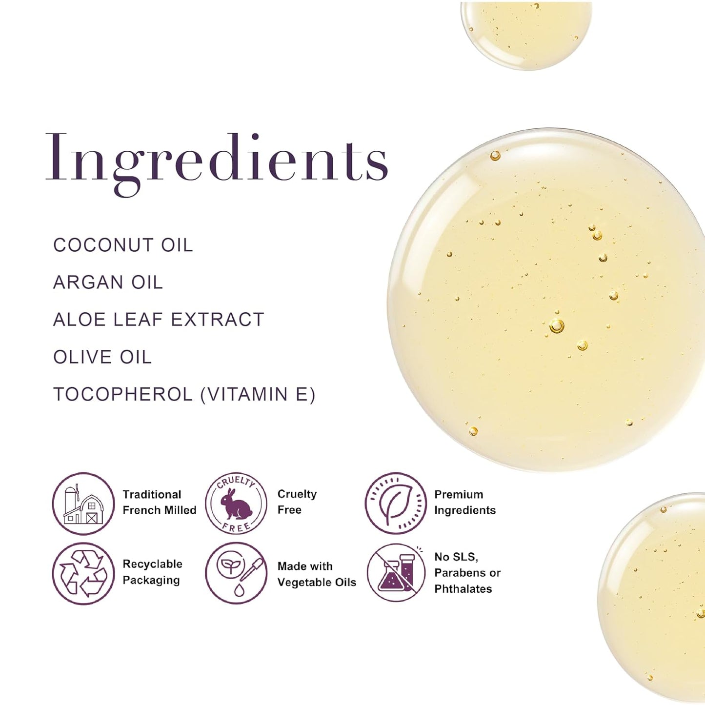 A LA MAISON French Liquid Hand Soap Eco-Friendly Refill Pouch, Fresh Sea Salt - Natural Hand Wash Made with Essential Oils - Biodegradable, Plant-Based, Vegan, Alcohol & Paraben Free (33.8 oz, 2 Pack)