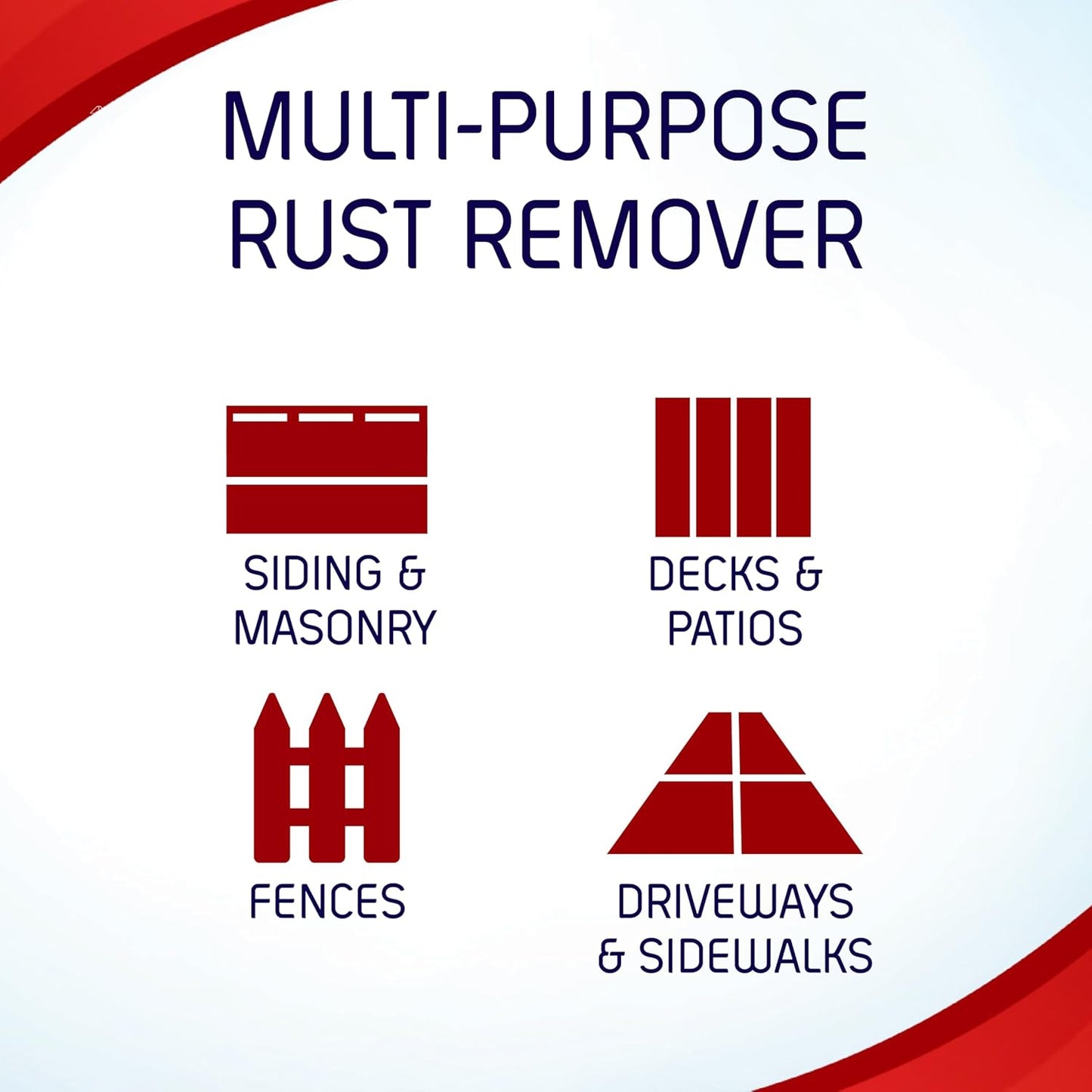 Iron OUT Liquid Rust Stain Remover, Pre-mixed, Quickly Removes Rust Stains from Concrete, Vinyl and Other Outdoor Surfaces, No Scrubbing, Safe to Use, Made in the USA, 1 Gallon