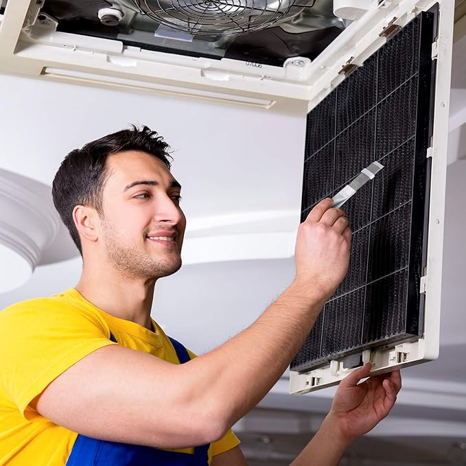 Boao 3 Pieces Air Conditioner Condenser Fin Cleaning Brush Stainless Steel Coil Cleaner Fin Comb Refrigerator Coil Cleaning Whisk Brush(Simple)