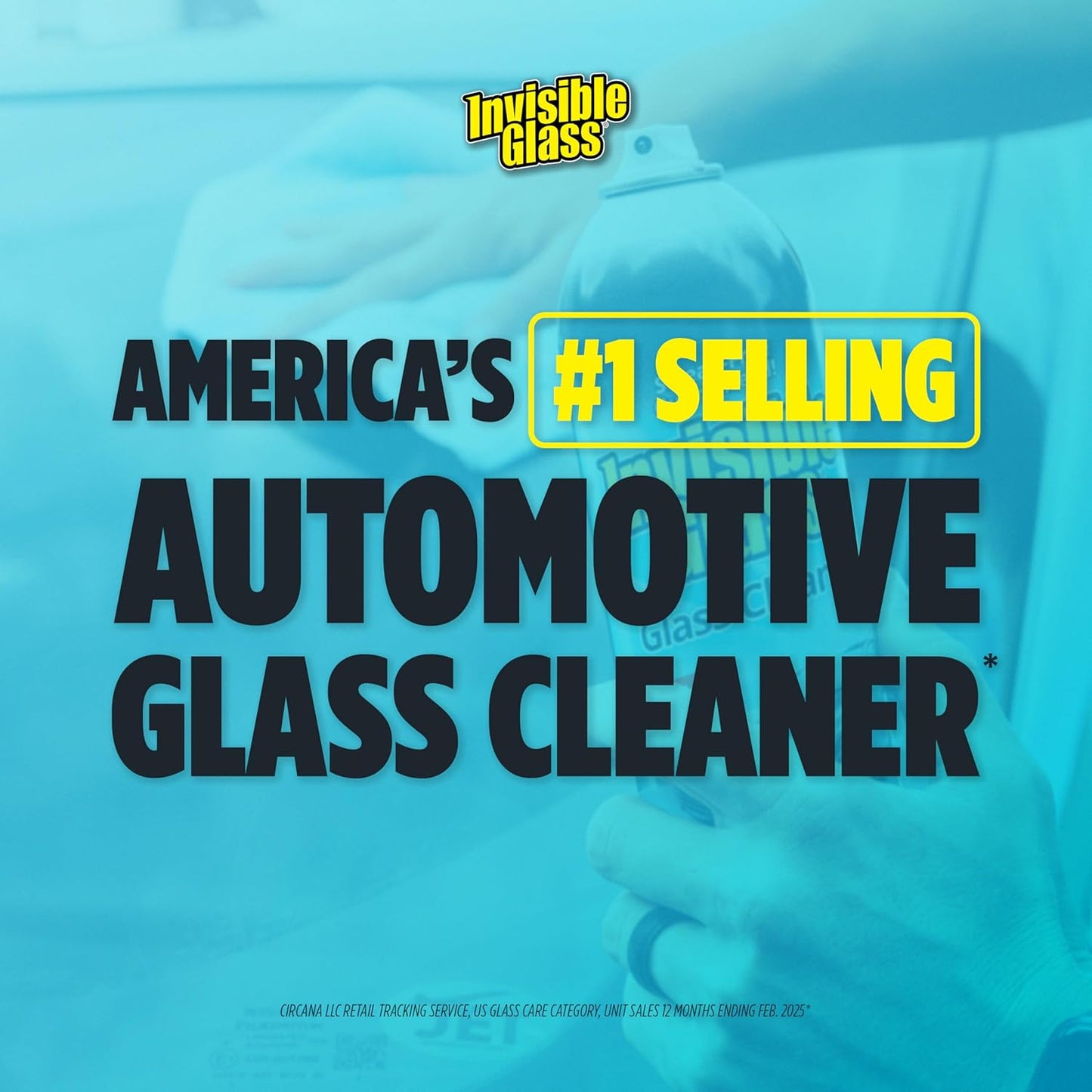 Invisible Glass 91163-5PK Premium Aerosol Glass and Window Cleaner for Auto and Home, Streak-Free, Ammonia-Free, Tint-Safe, 15 oz (Pack of 5)
