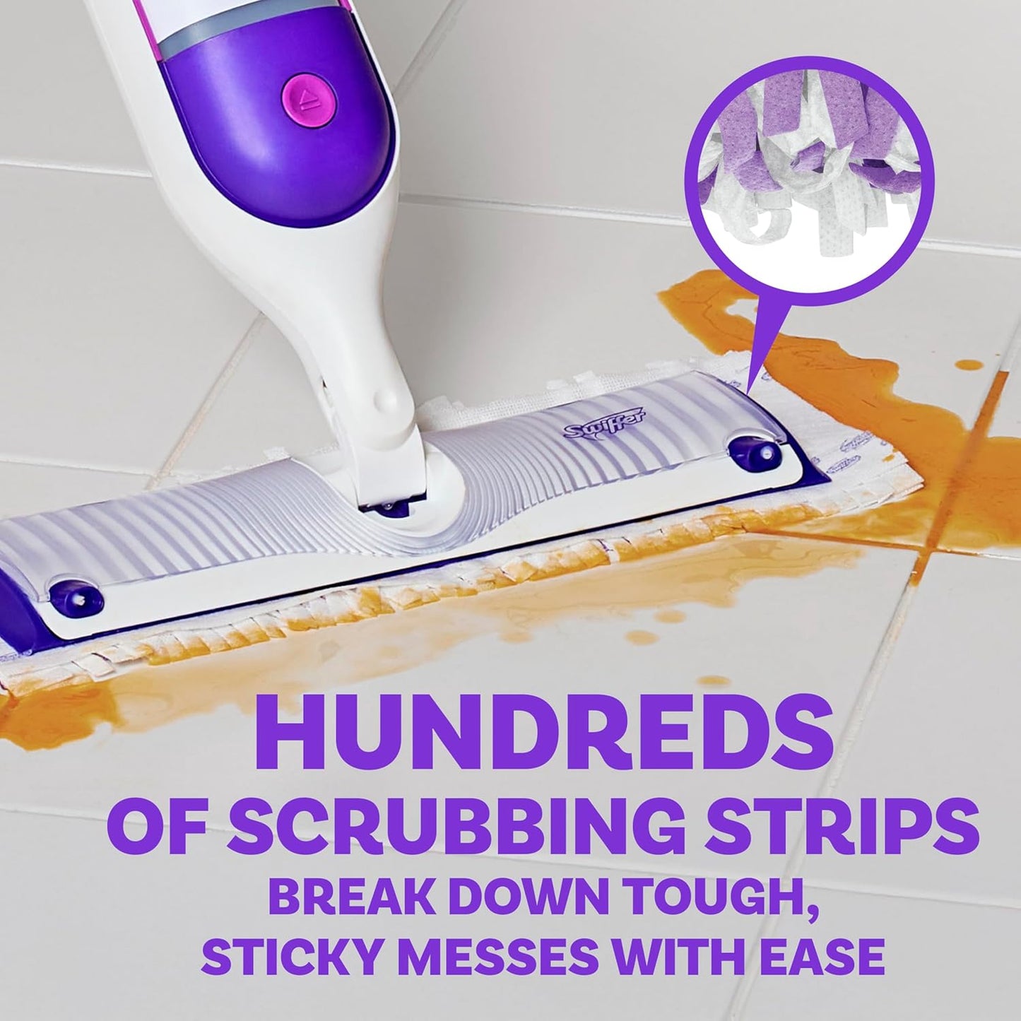 Swiffer PowerMop Multi-Surface Mopping Pad Refills, Made by Swiffer, for Floor Cleaning, 11 Count