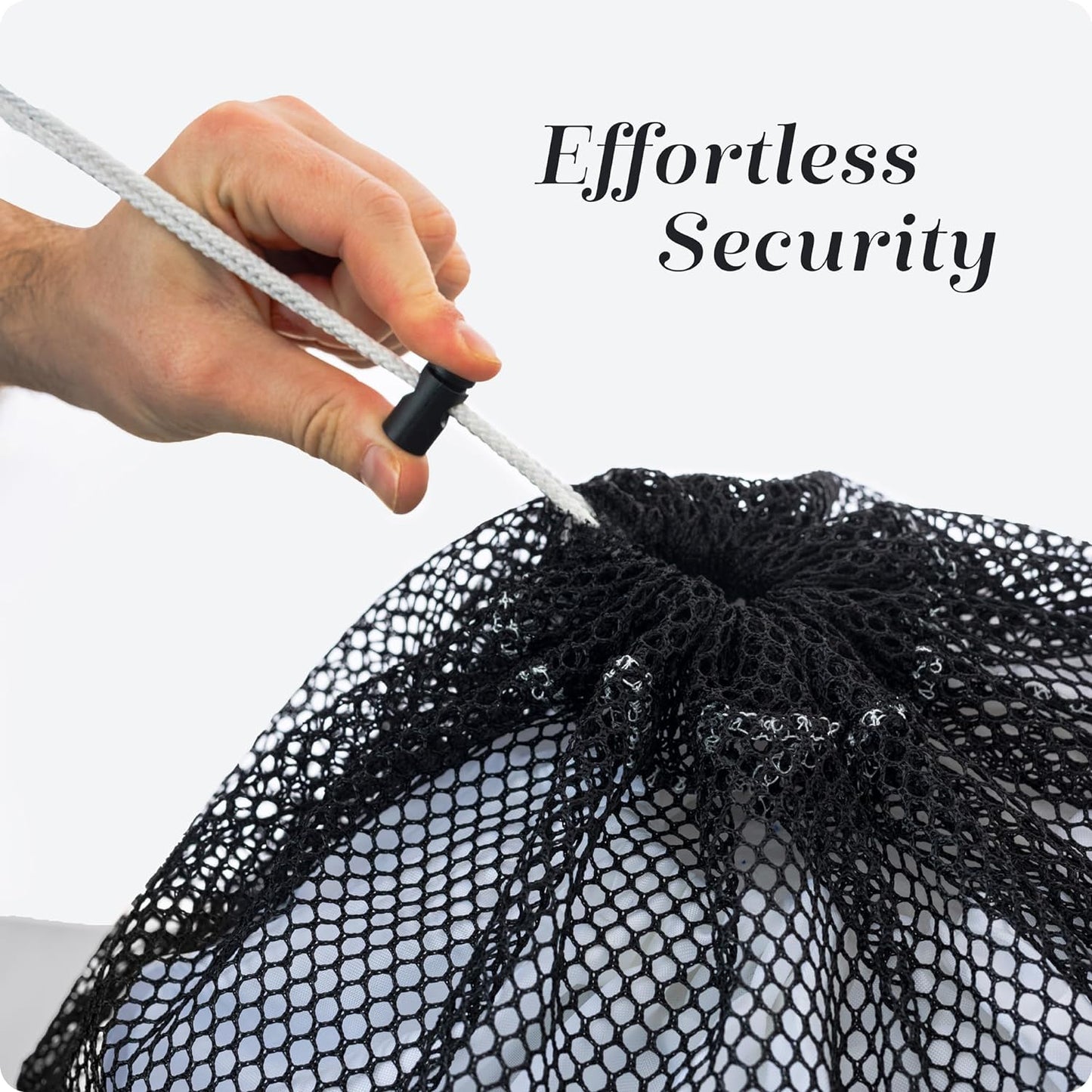 Handy Laundry Mesh XL Laundry Bags - Pack of 2 - Large 24" x 36" - Durable, Machine Washable with Secure Drawstring Closure - Perfect for College Dorms, Laundromats, Apartments (Black)