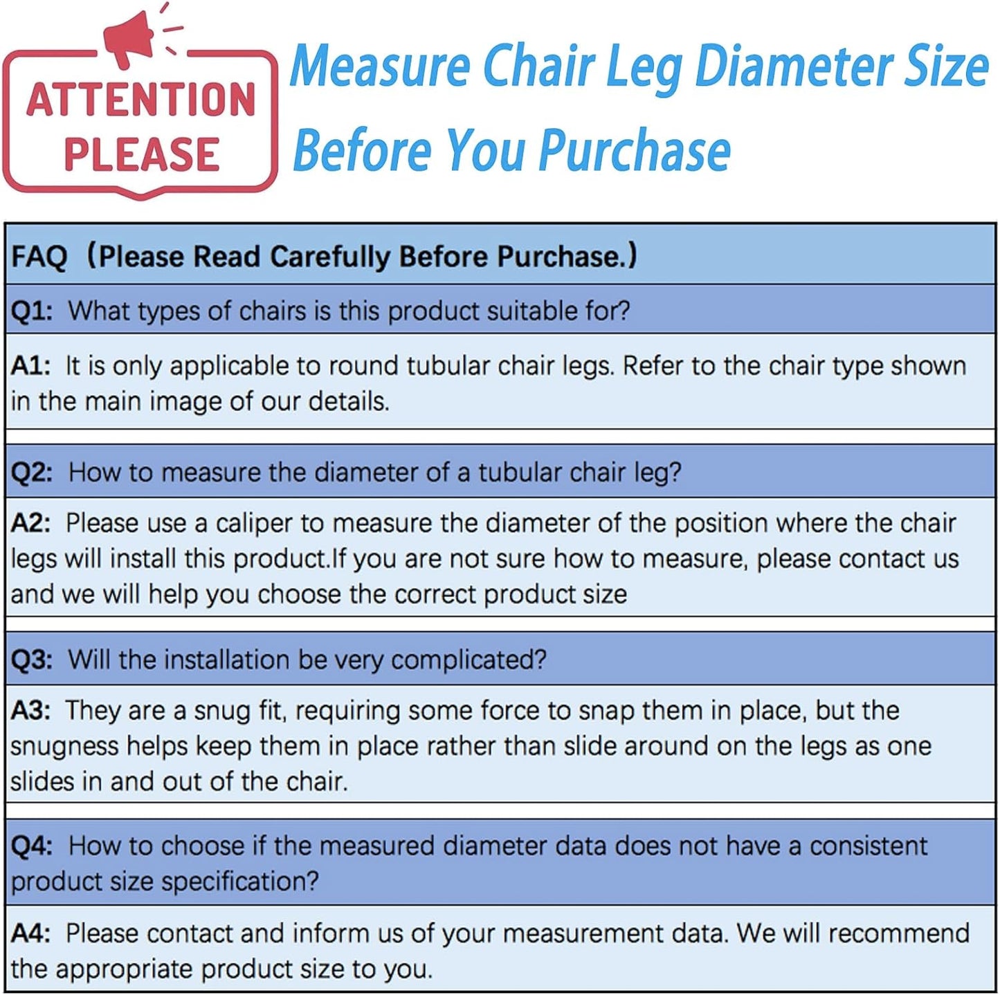 Rectangle U Shaped Chair Leg Tips Cap with Felt Pads,Furniture Feet Protector Slide Smoothly Glides,Protect Hardwood Floor No Scratches No Noise,Fit 16mm(5/8inch) Diameter Tubular Legs (Black 32PCS)