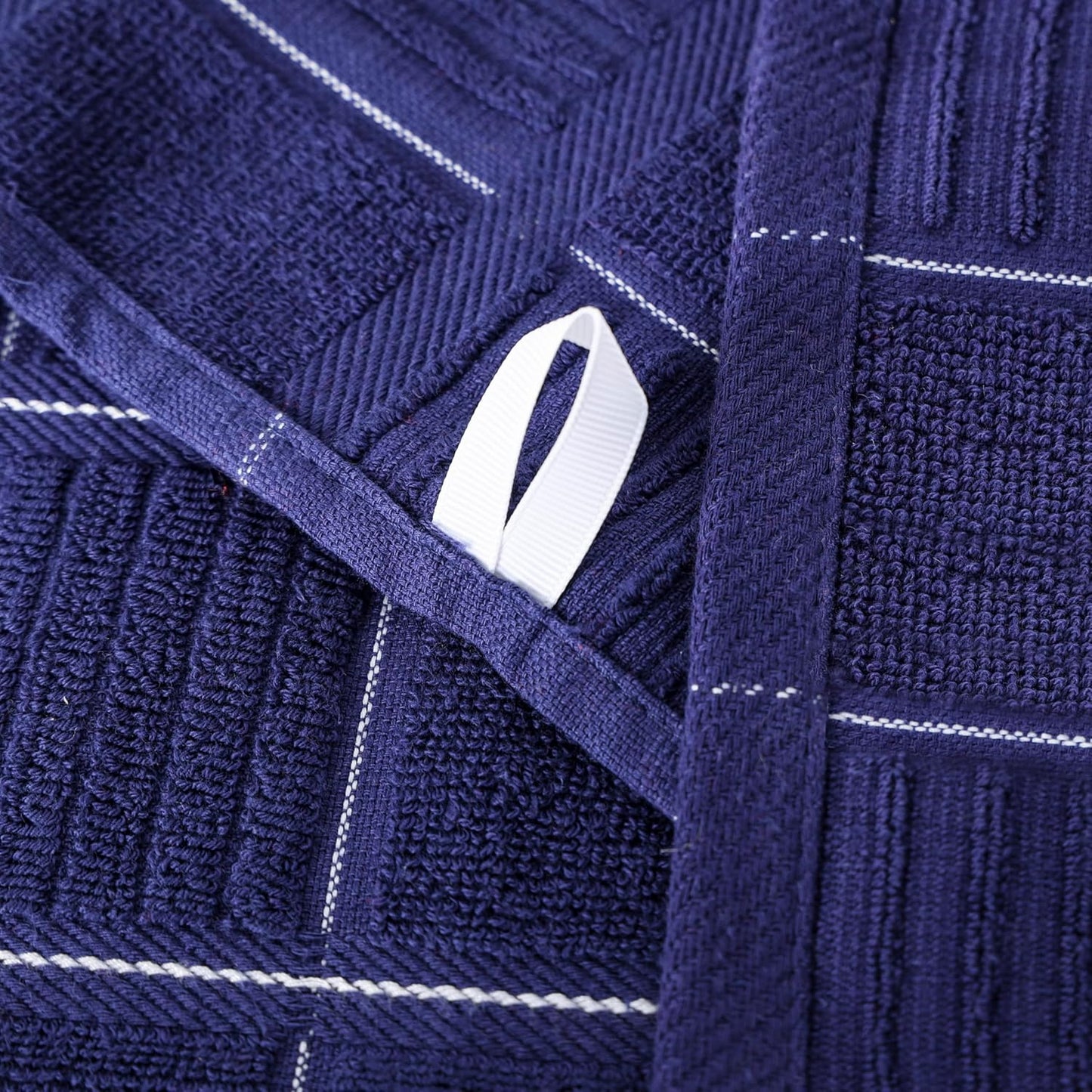 Glynniss Kitchen Towels and Dishcloths Set, Four Kitchen Dish Towels 16x26 Inches, Four Absorbent Dish Cloths for Washing Dishes 12x12 Inches, Cleaning and Drying for Everyday Use Pack of 8 (Pink)