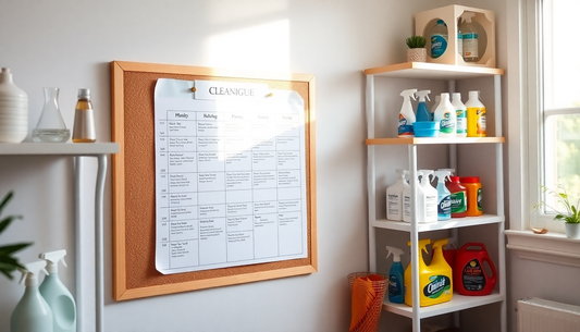 How to Build a Weekly Cleaning Schedule That Actually Works