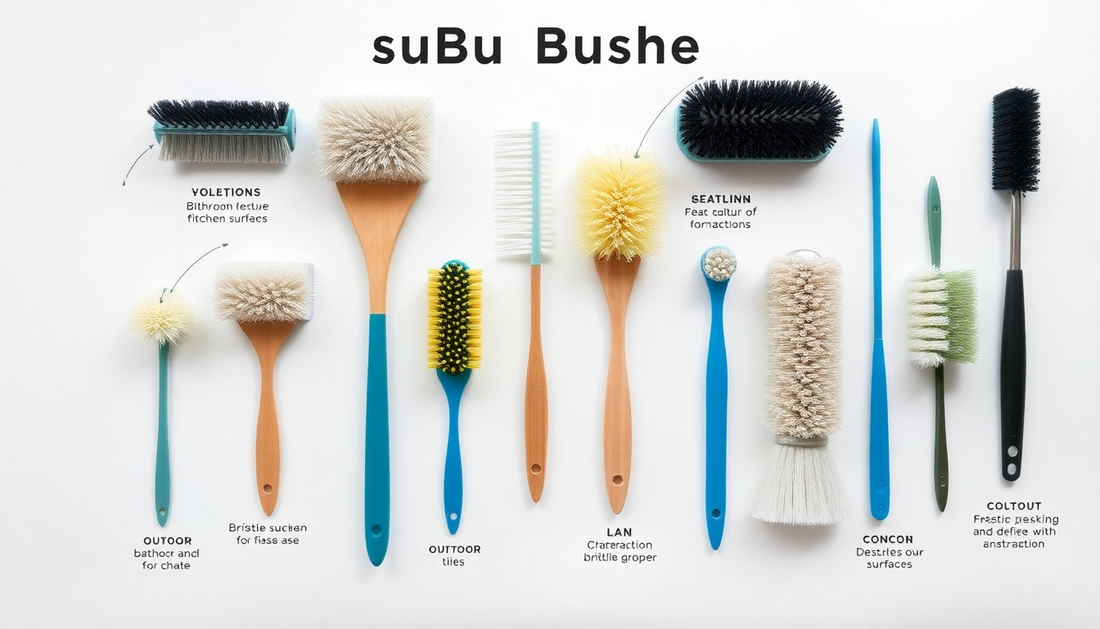 Which Scrub Brush Do You Need? A Breakdown by Cleaning Task