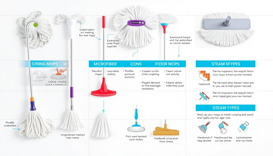 The Ultimate Guide to Choosing the Right Mop for Your Floors