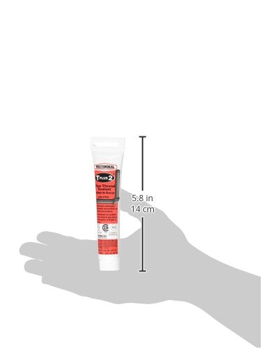 Rectorseal 23710 1-3/4-Ounce Tube T Plus Pipe Thread Sealant, White (Pack of 2)