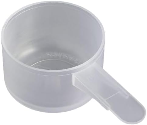 23 mL Plastic Measuring Packaging Scoop (= 23 cc/ = 4.7 teaspoon/ = 1.5 Tablespoon/ = 0.78 fl oz), Short Handle - to Measure and Dispense Spices, Granules, Powders, for Seeds Packing (5 scoops)