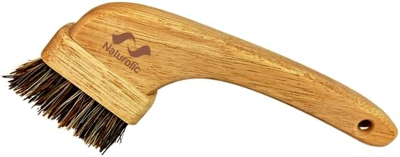 All-Natural Grout Brush Set | Wooden Cleaning Brush for Tile and Floor | Durable Floor Scrubber for Bathroom and Kitchen | Eco-Friendly Household Cleaning Tools