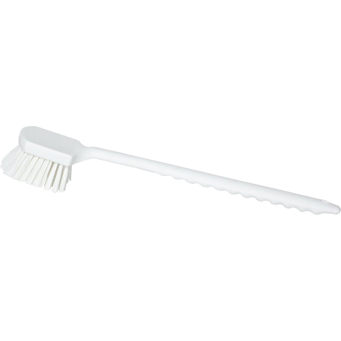SPARTA 40501EC25 Plastic Large Scrub Brush, Kitchen Brush, Utility Brush With Long Handle For Cleaning, 20 Inches, Tan, (Pack of 6)