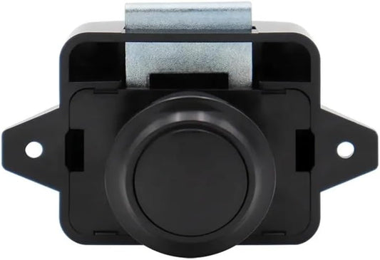 Encell Set of 5 Push Button Latch Cupboard for RV Camper Motor Home Caravan Black