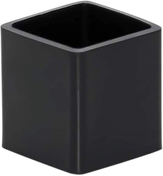 16 Pcs Black Square Anti-Slip Rubber Leg Tips Chair Leg Caps Furniture Floor Protectors Chair Table Bar Stool Leg Covers Furniture Leg Cube Feet 1.5 Inch x 1.5 Inch (38 x 38mm)
