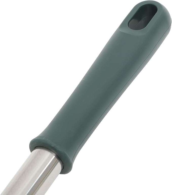 Upgraded Dual-Sided Bathroom Floor Scrub Brush with Long Handle, Tile and Grout Cleaning Brush for Shower and Corner Floors, Yellow-Green Non-Scratch Scrubber for Hard-to-Reach