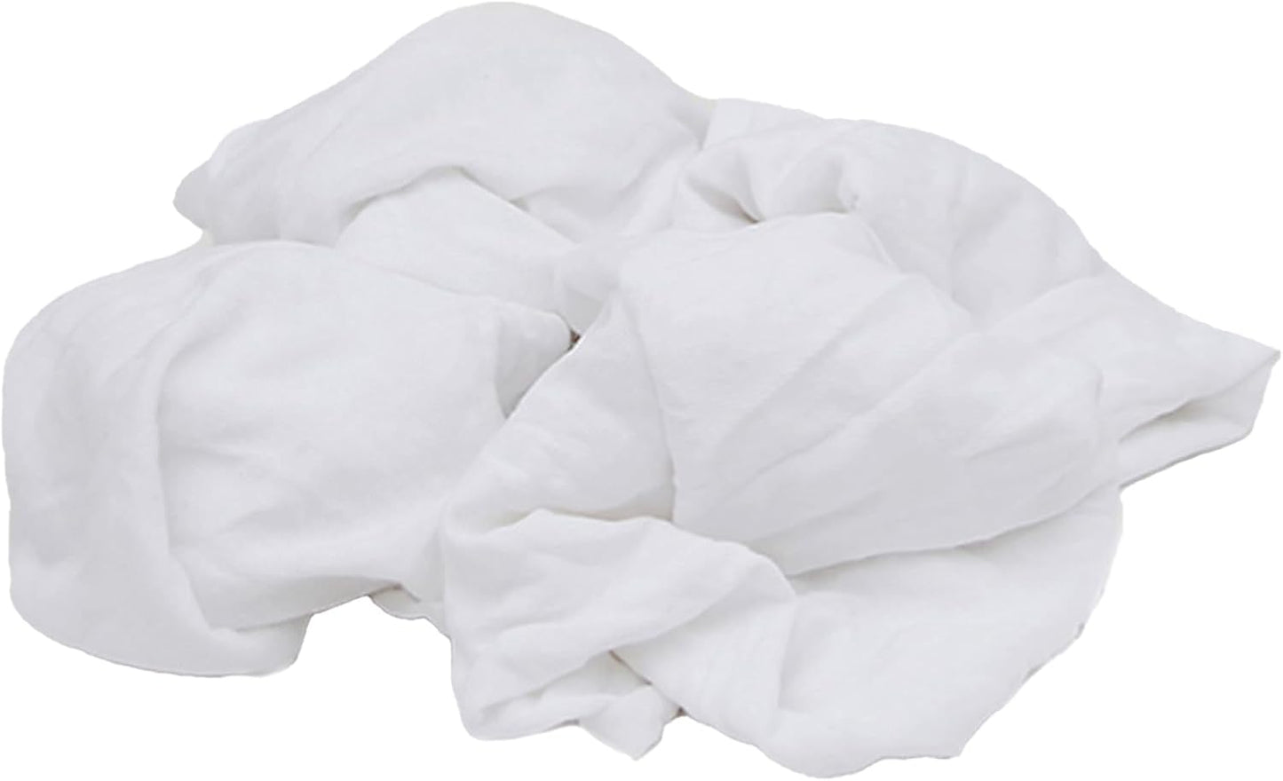 Premium White T-Shirt Cleaning Rags (600 lbs. Pallet 120x5 lbs. Bag) – White Cotton Rags for Cleaning, Staining, Painting, Oil, Grease & Dust Removal – Shop Rags Bulk for Multipurpose use