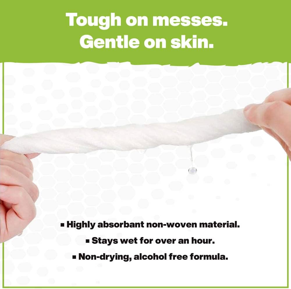 Crocodile Cloth Paint Cleaning Wipes – 100 Count (15" x 10") Heavy-Duty Cleaning Cloths for Paint Prep & Cleanup, Removes Paint, Adhesive, Caulk – Ideal for Painters, Contractors, Artists & DIY Work