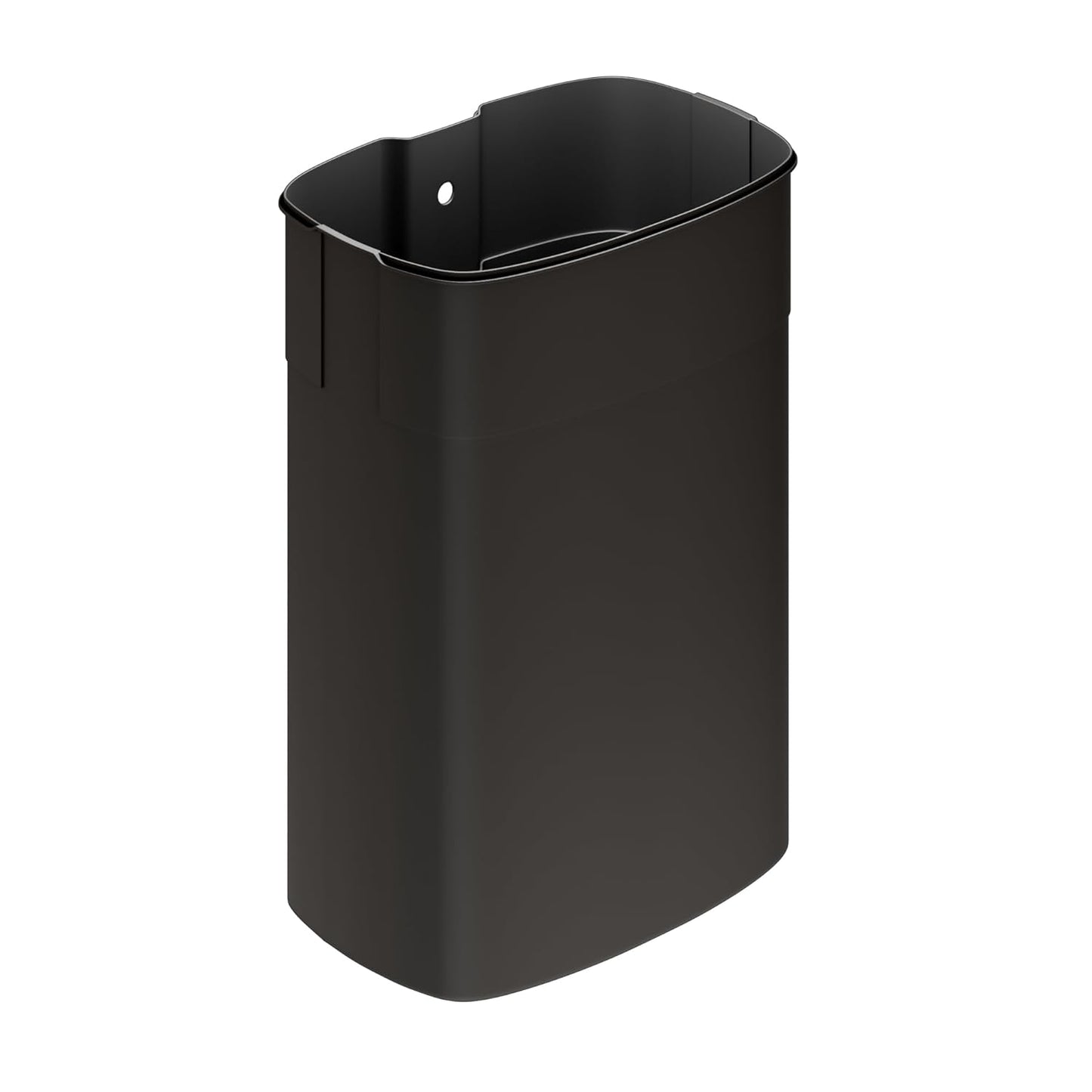 Garvee 13 Gallon / 50 Liter Metal Kitchen Trash Can with Lid, Large Rustproof Garbage Can for Kitchen, Step-on Trash Bin with Inner Bucket, Rear Handle, Soft Close Lid, White