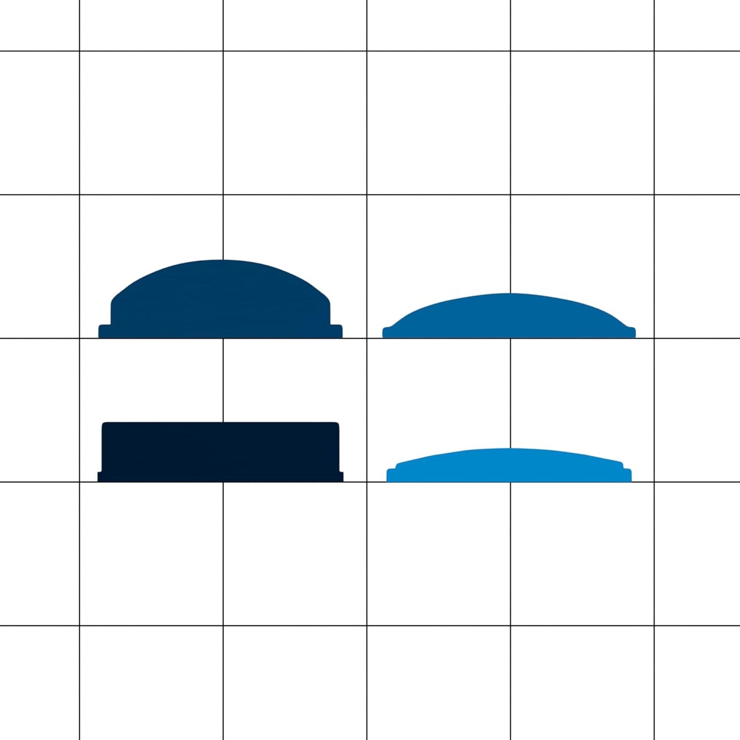 23 Gallon Black Slim Jim Trash Can with Flat Lid with Handle