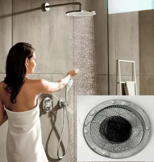 20Pcs Bathroom Sink Drain Strainer Screen Mesh, 2.75'' Stainless Steel Slop Basket Filter Trap Sink Drain Mesh Basket Hair Catcher Filter Cover for Lavatory RV Shower Floor Utility Drain