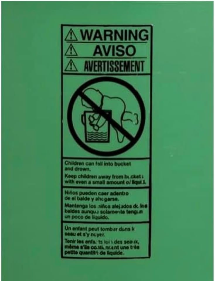 House Naturals 5 Gallon Premium HPDE Plastic Bucket - Made in USA Food Grade Storage Container, BPA Free All Purpose Pail (2, Dark Green)