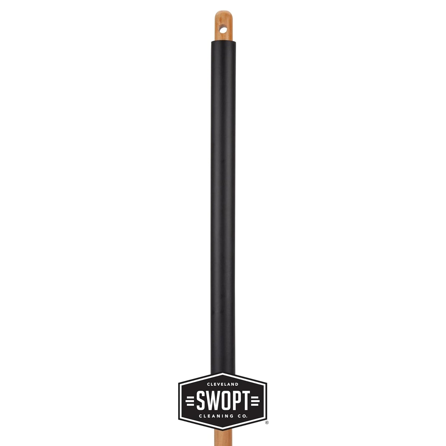 SWOPT Premium 48” EVA Foam Comfort Grip Wooden Handle – Ergonomic Design Eliminates Loose Handles —Interchangeable with All SWOPT Cleaning Products for More Efficient Cleaning and Storage