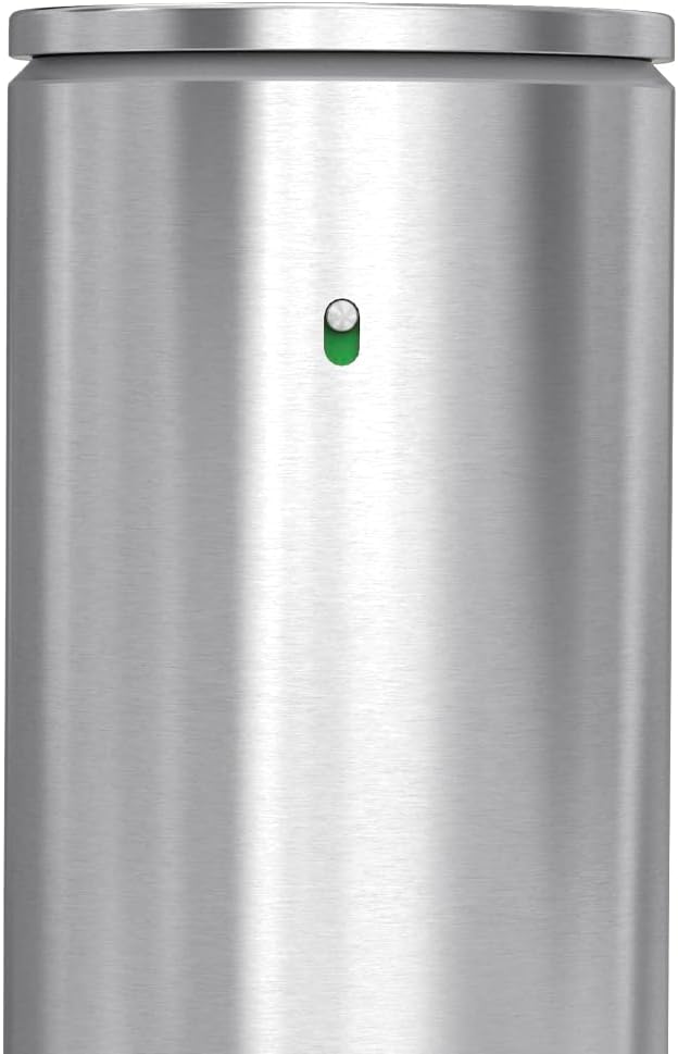 simplehuman 14 oz. Touch-Free Rechargeable Sensor Liquid Soap Pump Dispenser, Brushed Stainless Steel