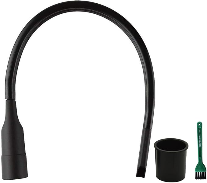 EZ SPARES 25-inch Flexible Vacuum Crevice Attachment Crevice Tool Crevice Brush Tool Kit for All 1-1/4" or 1-3/8"(32mm-35mm) Vacuum Hoses