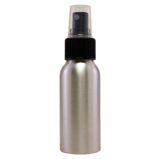 2 fl oz Aluminum Bottle with Black Spray Cap (Single)