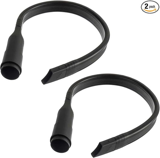 25-Inch Universal Flexible Vacuum Crevice Tool With Brush - Fits All 1-1/4" (32mm) & 1-3/8" (35mm) Inner Diameter Vacuum Hoses（2-pack ）