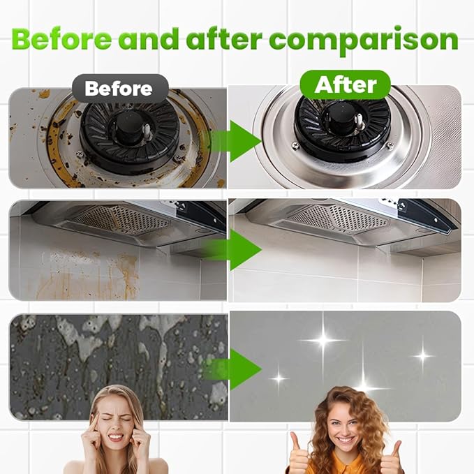 Hard Water Stain Remover, Shower Glass Cleaner Soap Scum Remover, Reduces Buildup, Calcium, Limescale and soap scum, Shower Cleaner for Shower, Glass, Toilet, Tub, Sink (2pcs)