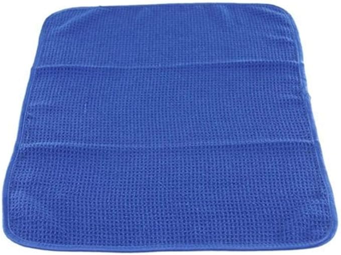 Chemical Guys MIC_708_1 Waffle Weave Towel for Home & Auto Glass, Windows, Mirrors & More, Blue (24 in. x 16 in.)