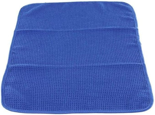 Chemical Guys MIC_708_1 Waffle Weave Towel for Home & Auto Glass, Windows, Mirrors & More, Blue (24 in. x 16 in.)
