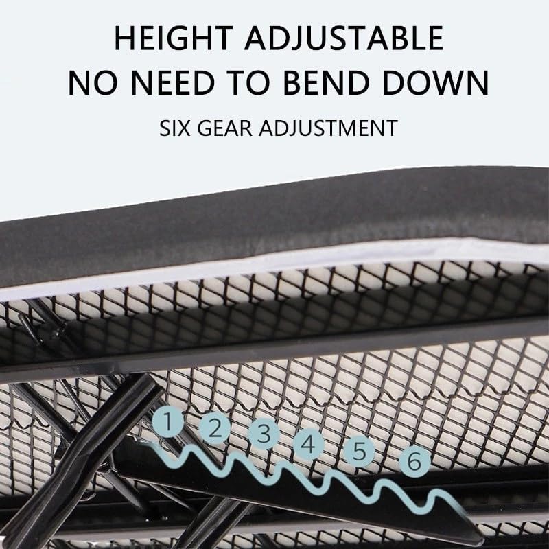 Ironing Board Full Size,Heavy Duty Small Iron Board with Heat Resistant Cover, Iron Rest - No Assembly Required (43 x 12 x 32 Inches) (Gray)