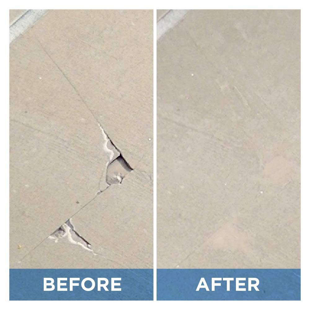 MagicEzy Tile RepairEzy (Black/White) - Laminate Floor Repair Kit - Ceramic Tile Repair Kit - Bathroom Tile Repair Kit - Crack Filler - Gray Porcelain, Ceramic, Acrylic, Stone, PVC, Fiberglass, Vinyl