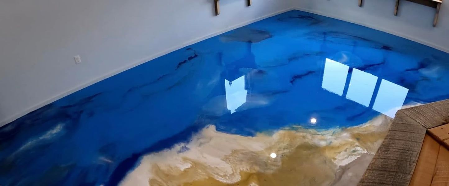 colored epoxies 15GLKTCL Clear 15 Gallon Kit Resin and Hardener