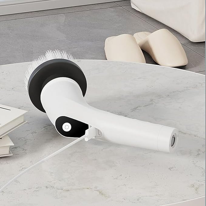 Floor Cleaning Brush - 9 in 1 Long Handle Tile Scrubber, Non-Slip Extendable Bathroom Scraper, Multifunctional Grout Cleaner | Home Kitchen Outdoor Garage Wall Bathtub Floor Cleaning Tool