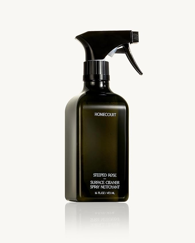 Homecourt All-Purpose Surface Cleaner Spray, Lifts Away Dirt, Smudges & Grease, For Bathroom, Kitchen & more, Clean Formula, Steeped Rose, 16 fl oz, 2.0