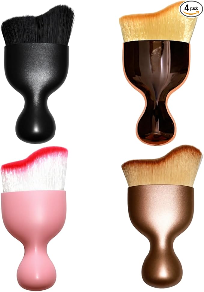 4Pcs Car Interior Cleaning Soft Brushes, Car Interior Beauty Brush,Car Interior Dusting Brush,Suitable for Cleaning Car Interior or Exterior,Air Conditioning Vents,Leather