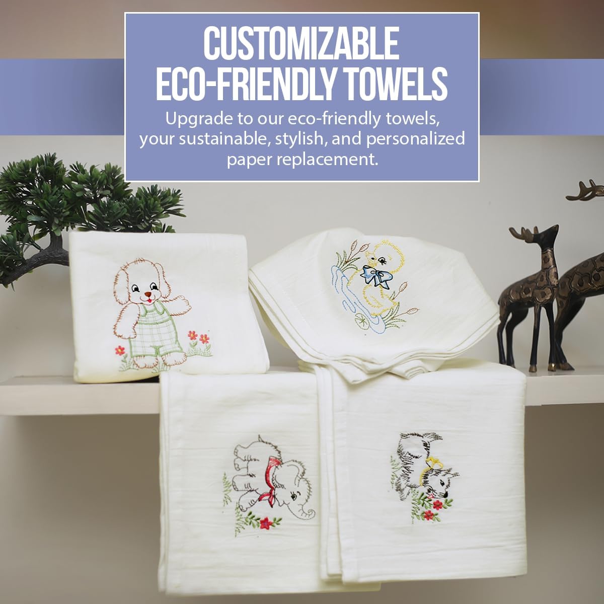 WHITEWRAP Flour Sack Towels| Tea Towel for Crafts| Kitchen Dish Cotton Blank Towel for Embroidery|Baking Bread Proofing Linen Cover| Thick Absorbent Quick Dry|12 Pack 15"x25" Natural