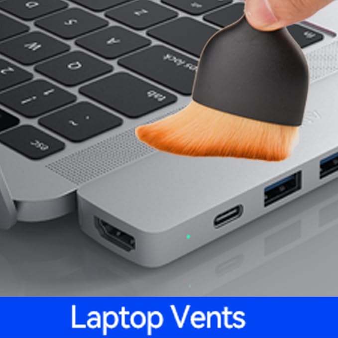 Car Detailing Brush, Ultra Soft Car Interior Cleaning Brush, Auto Detail Brush for Dashboard, AC Vents, Leather, Scratch-Free (3Pack)