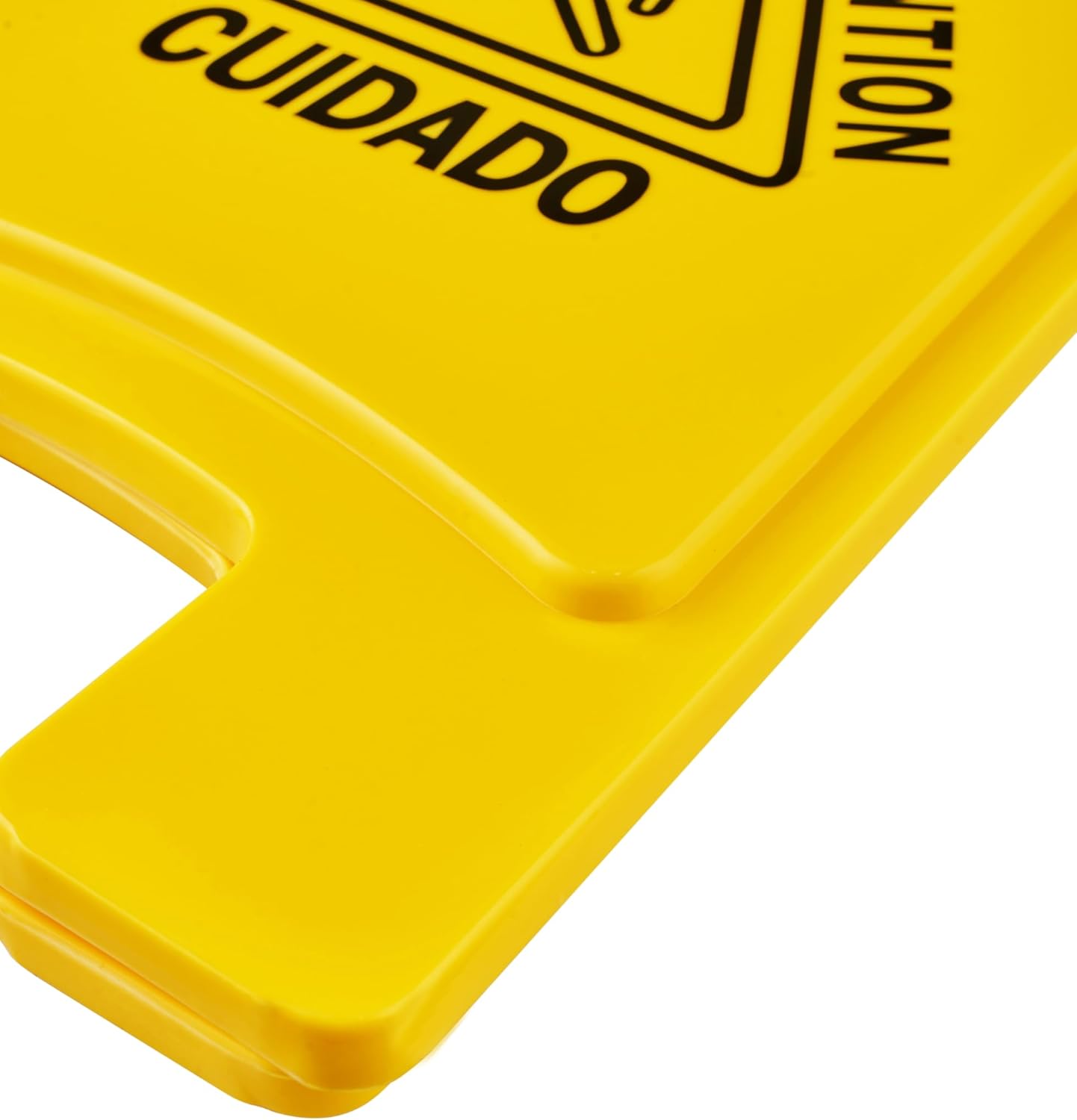 Wet Floor Sign, Slippery When Wet A-Frame Caution Sign, Bright Yellow
