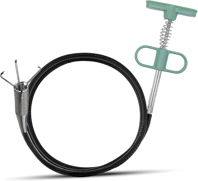 Upgrade Drain Snake for Hair Clogs, 61'' Four claw grabber pickup tool for Litter Pick, Home Sink, Drains, Toilet, Snake Drain Hair Remover